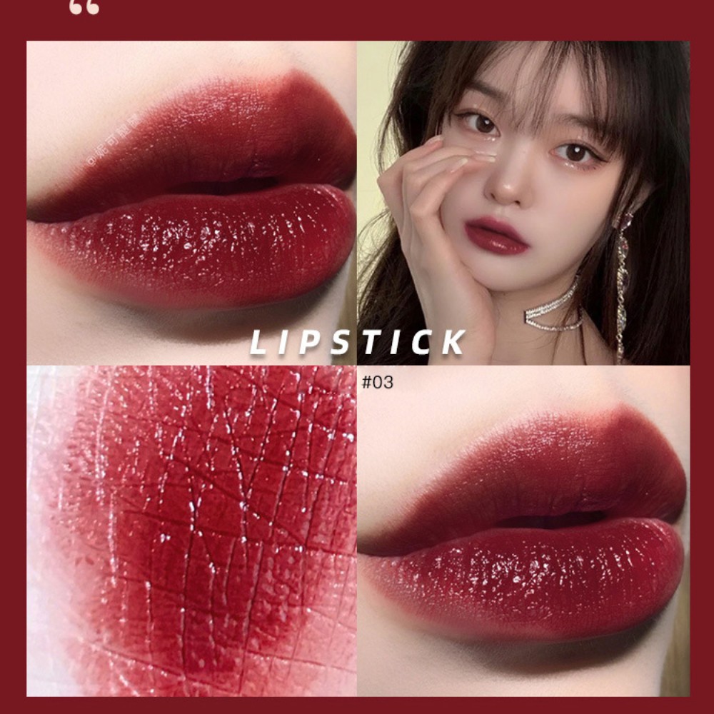 (Hàng Mới Về) Son Môi Dưỡng Ẩm Lâu Trôi Chống Thấm Nước Màu Đỏ Gợi Cảm | BigBuy360 - bigbuy360.vn