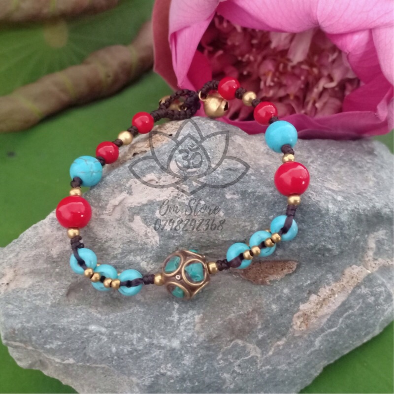 Vòng tay Nepal kiểu dáng vintage phong cách boho