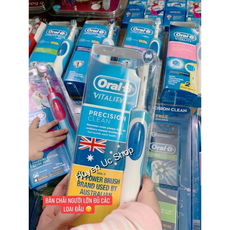 Bàn Chải Đánh Răng Điện Oral-B Vitality - StarWar, Frozen hàng Úc chính hãng đủ bill