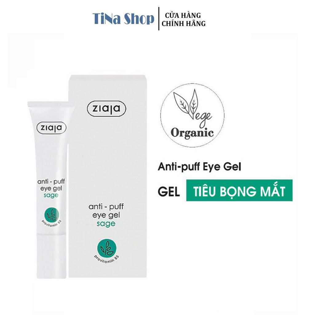 Gel Sinh Học Giúp Làm Tan Bọng Mắt - Gel Tiêu Bọng Mắt Ziaja Puffy Eyes Eye Gel