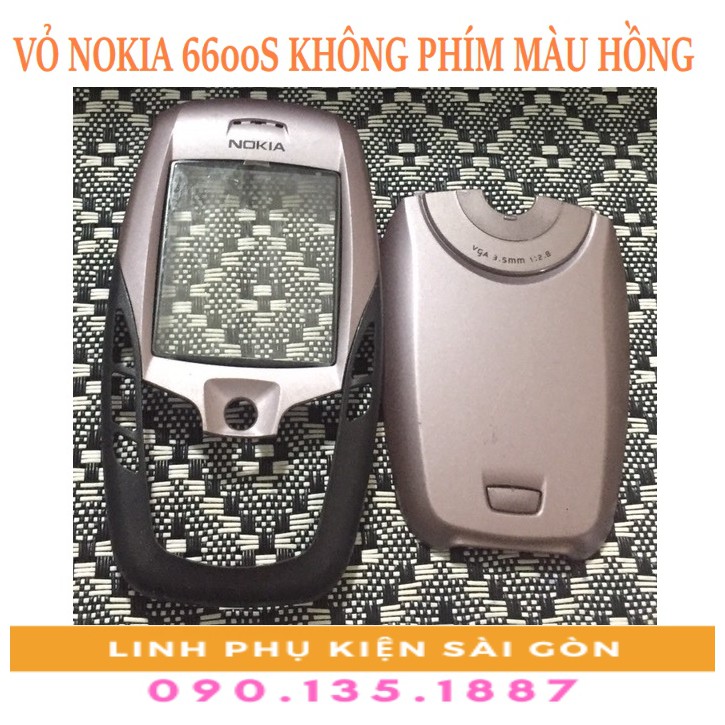 VỎ NOKIA 6600S KHÔNG PHÍM MÀU HỒNG | BigBuy360 - bigbuy360.vn