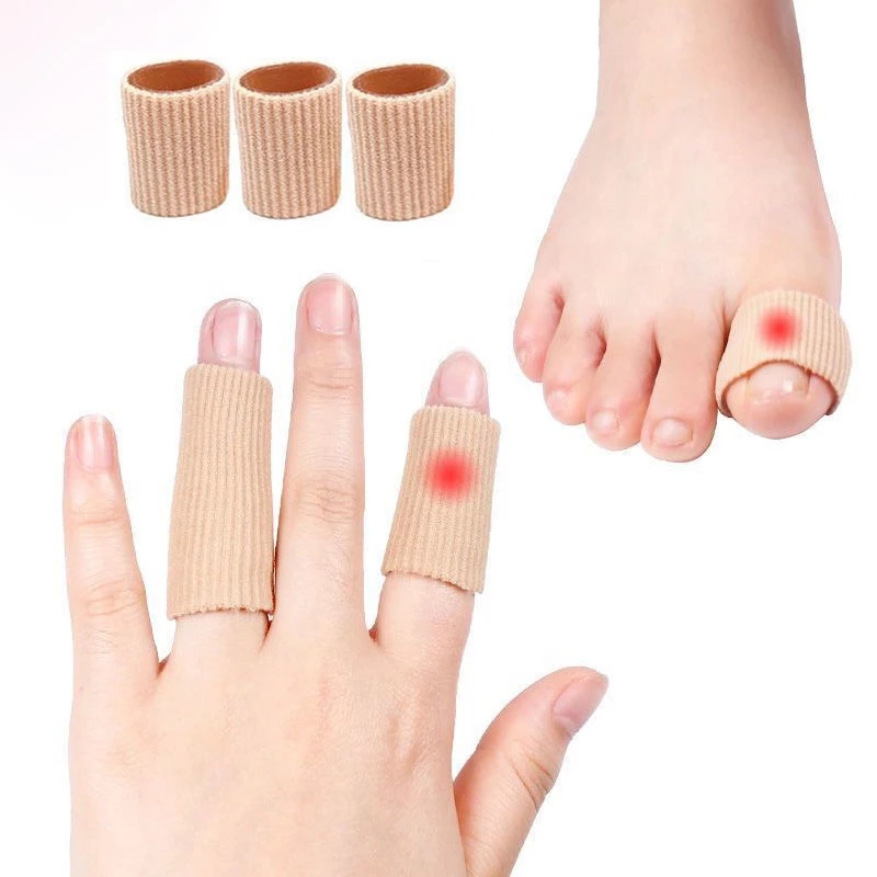 1 Vỏ Bọc Ngón Chân Sợi Gel Mềm Mại Chống Đau Co Giãn
