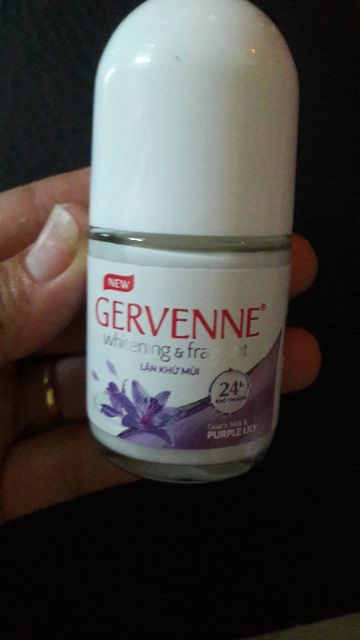 Gervenne - Lăn khử mùi trắng da 25ml - 3 mùi