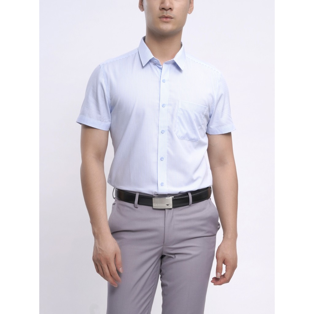 Áo sơmi cộc tay Aristino SỢI SỒI mã 036 | BigBuy360 - bigbuy360.vn