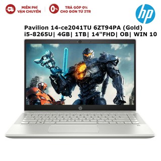 Laptop hp pavilion 14-ce2041tu 6zt94pa i5-8265u i 4gb i 1tb i 14"fhd i win 10