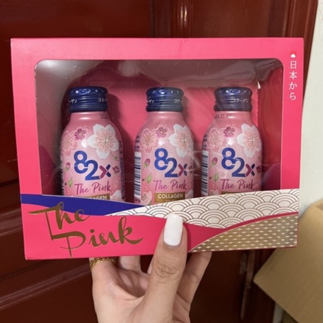 Set 3 chai 82x pink bổ sung collagen chống lão hoá đẹp da