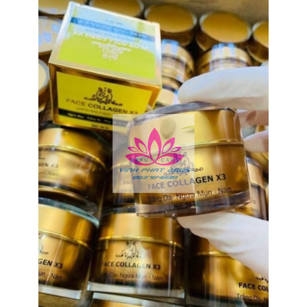 KEM FACE COLLAGEN X3 LÀM TRẮNG HỒNG MỊN MÀNG