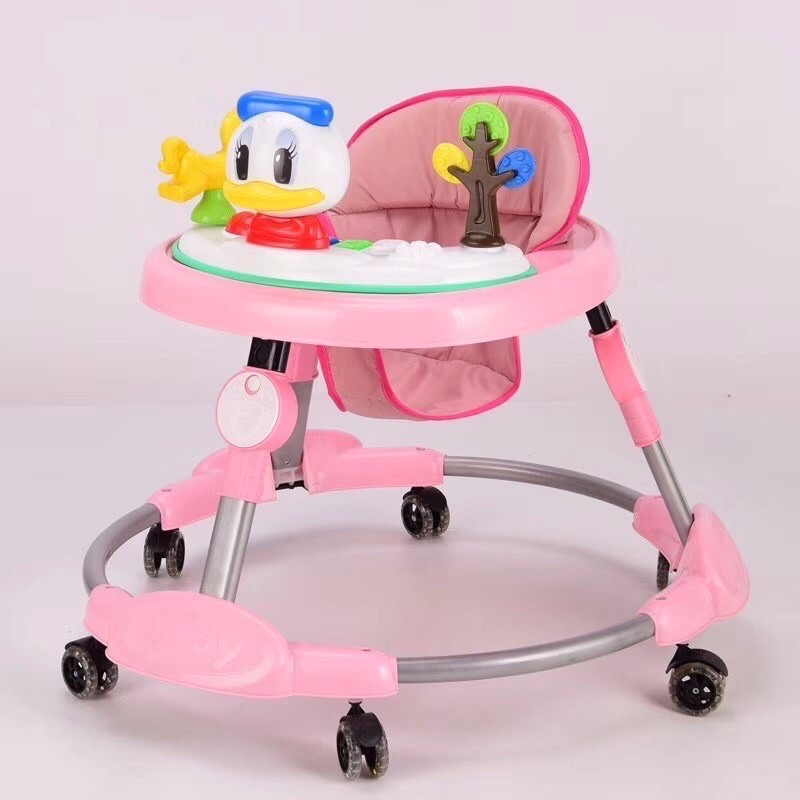 Xe tròn tập đi con vịt ngộ nghĩnh có nhạc