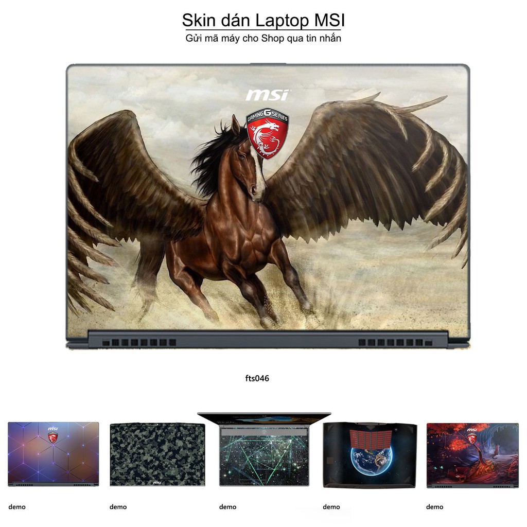 Skin dán Laptop MSI in hình Fantasy _nhiều mẫu 5 (inbox mã máy cho Shop)