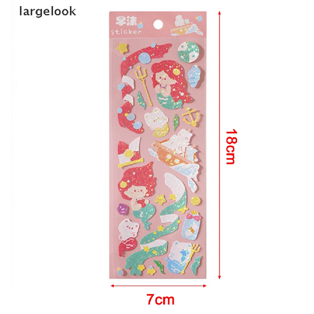 1 Tấm Hình Dán Công Chúa Tiên Nữ Lấp Lánh Trang Trí Sổ Nhật Ký Album Ảnh ♨Nóng Bỏng