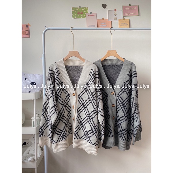 Áo cardigan len chéo (ảnh thật shop chụp kèm video) | BigBuy360 - bigbuy360.vn
