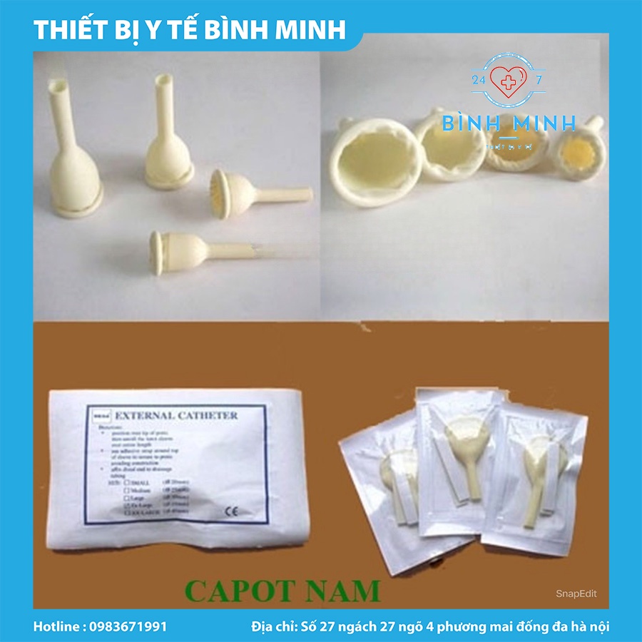 Chụp tiểu nam - Dụng Cụ Hỗ Trợ Đi Tiểu - Capot Tiểu Nam
