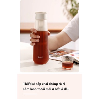 Bình Pure Cold Brew Hero 650ml, bình pha ngâm ủ cà phê lạnh
