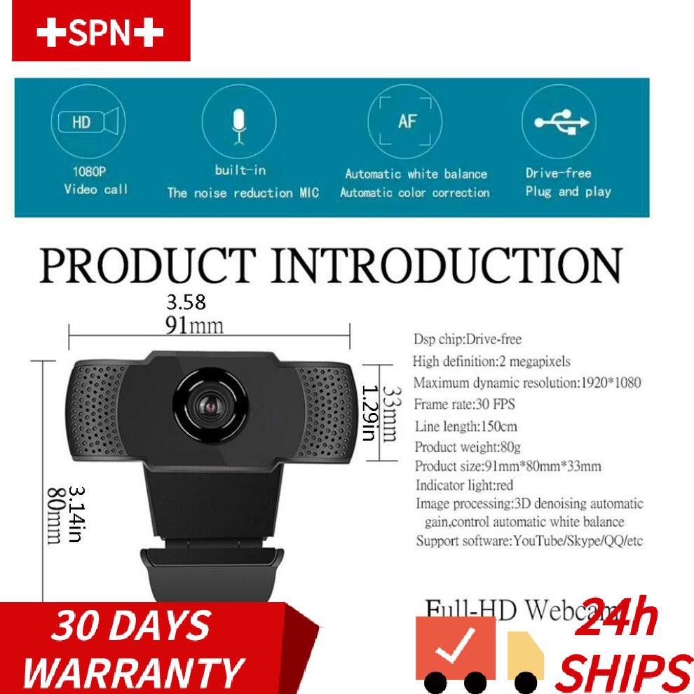 Webcam Máy Tính Độ Phân Giải Cao Tích Hợp Micro Và Ổ Cắm Usb Tiện Dụng | BigBuy360 - bigbuy360.vn