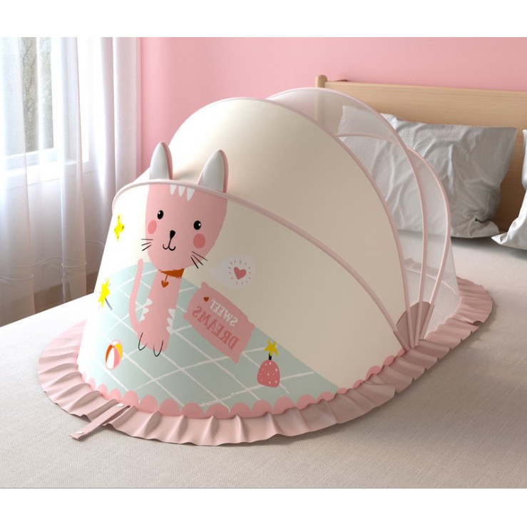 MÀN CHỤP ANIMAL GẤP GỌN CHỐNG MUỖI CHO BÉ/ MÀN NGỦ CHO BÉ