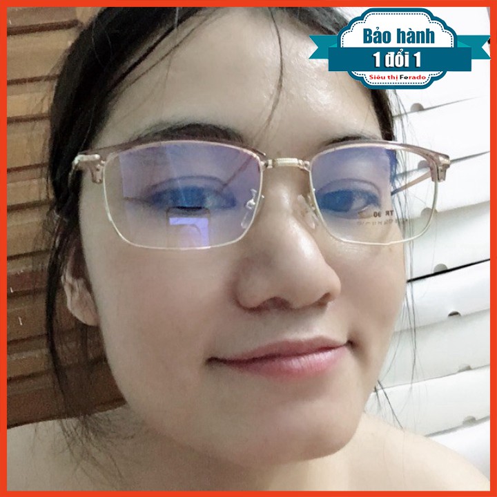 [Gía siêu rẻ] Gọng kính dáng nhỏ 2778 đã đeo là XINH -Nhận Cắt Mắt-Tặng kèm hộp+khăn+Chai nước lau kính