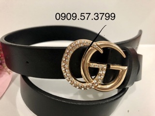 Nịt chữ G trơn G đính đá. Bản 3cm