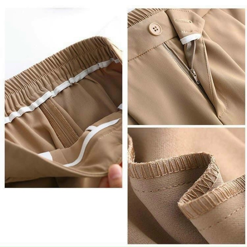 Quần tây công sở nữ lưng chun vô cùng thoải mái có big size