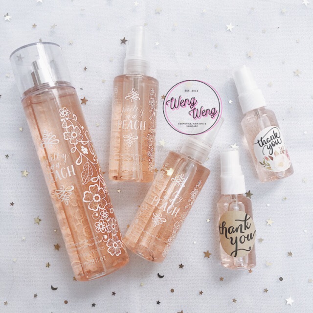 Xịt toàn thân Bodymist Bath & Body Works mùi Pretty As A Peach