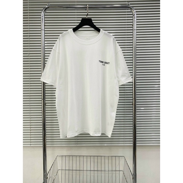 ÁO THUN TAY LỠ COTTON YOUNG CRAZY FORM UNISEX NAM NỮ (hình chụp thật)