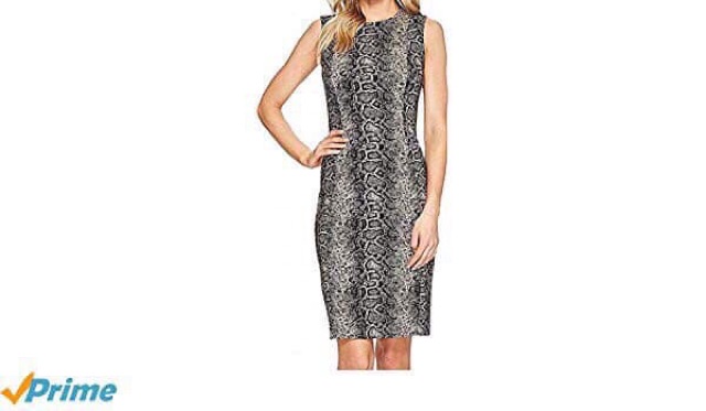 Đầm ck ôm hoạ tiết rắn