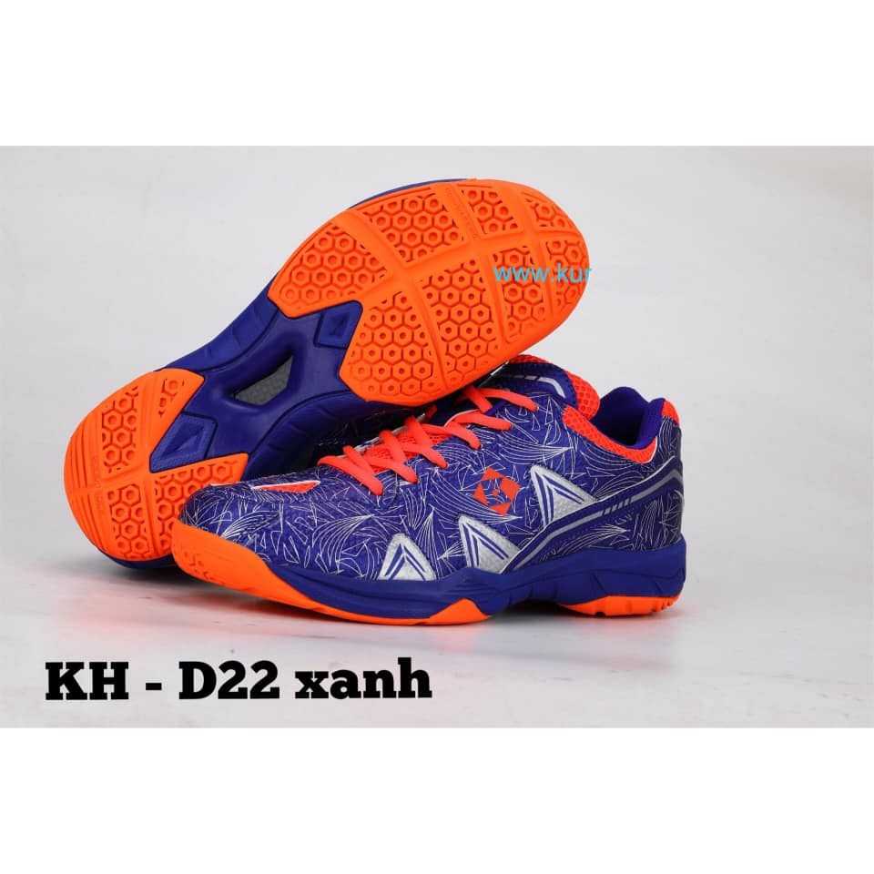 Giày Cầu Lông Kumpoo KH-D22 - Màu Xanh/Cam