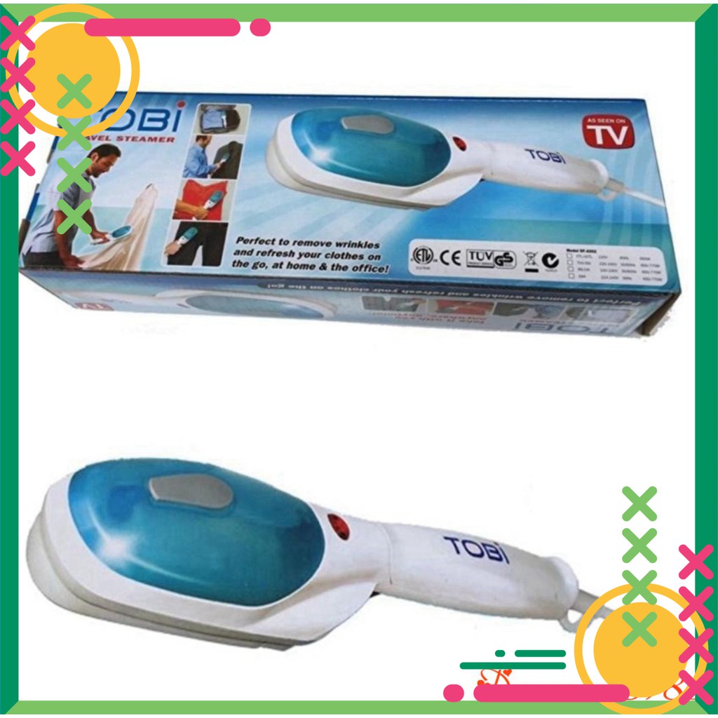 [FREE SHIP] 💥[BẢO HÀNH 1 NĂM]💥Bàn Ủi Hơi Nước Mini ToBi Travel Steamer Chính Hãng Nhỏ Gọn, Tiện Lợi Khi Đi Du Lịch💥SI