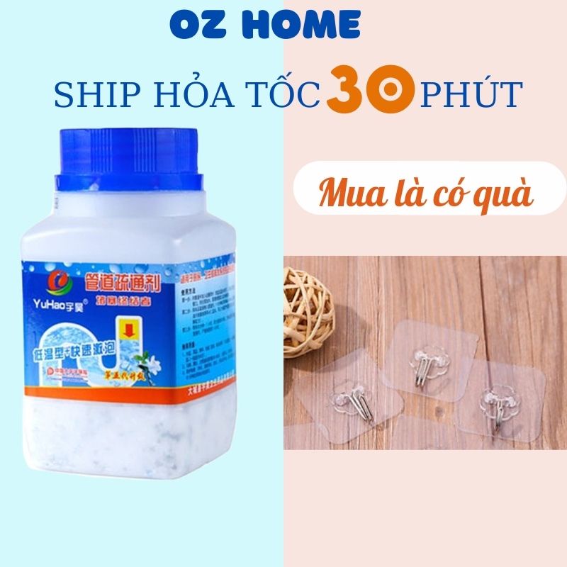 Bột Thông Bồn Cầu ⚡️ COMBO 3 HỘP Thông cống Nhật Bản, Thông Bồn Cầu, Lavabo, Bồn Rửa Bát, Thông Tắc Bồn Cầu thế hệ mới