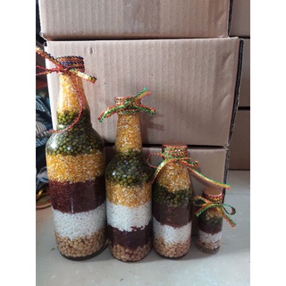 Chai Ngũ cốc phong thủy số 4 ( chai thủy tinh 23~24cm)