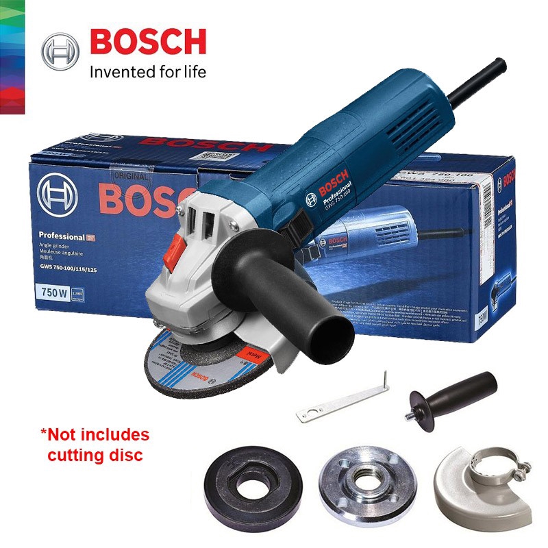 100mm Máy mài góc nhỏ 750W Bosch. GWS 750-100