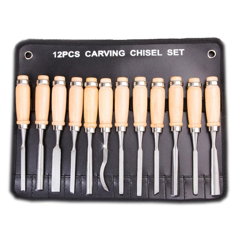 Bộ mũi đục gỗ chạm trổ mỹ nghệ 12 chi tiết