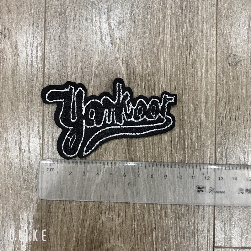 Sticker ,logo Thêu combo 4 các mẫu chữ