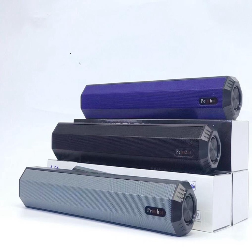 Loa bluetooth A2+ có kết nối máy tính đài FM USB AUX 3.5 dáng dài sang trọng âm thanh tốt, 2 loa bass khỏe