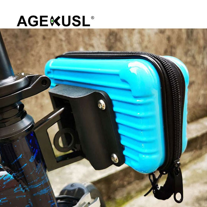 AGEKUSL Bike Basket Bag Front Rack Pack Túi vận chuyển cho Brompton 3 Sixty Pikes United Trifold gấp xe đạp