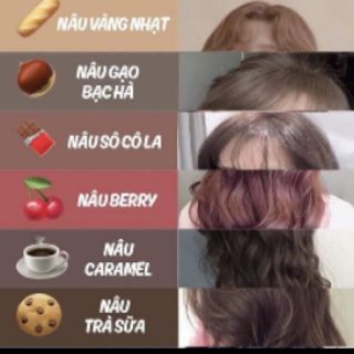 MÀU NHUỘM #CHOCOLATE HƯƠNG THƠM