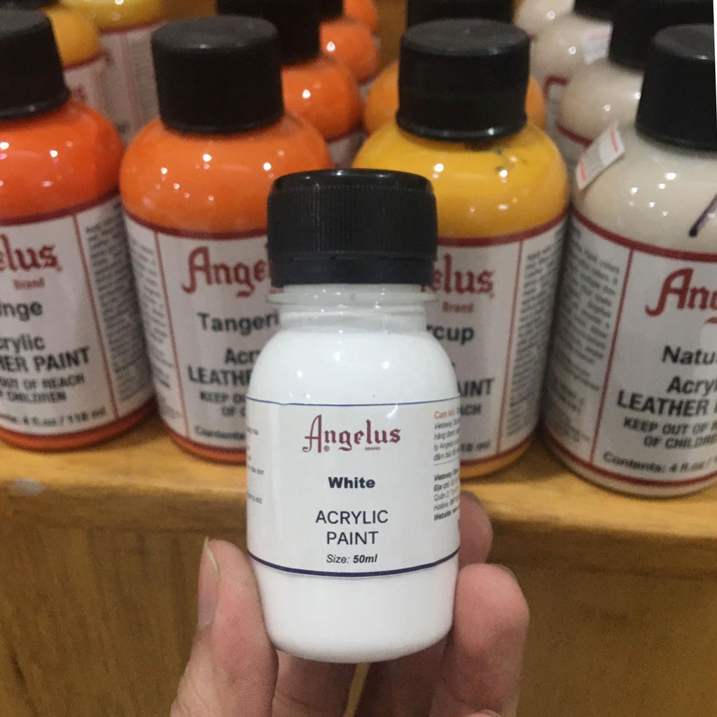 Màu Custom Angelus 50ml trắng - đen Vietsway paint USA