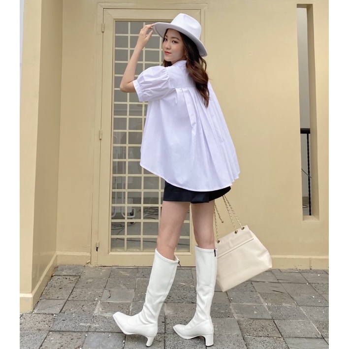 Áo sơmi xếp ly sau Ellyclothing