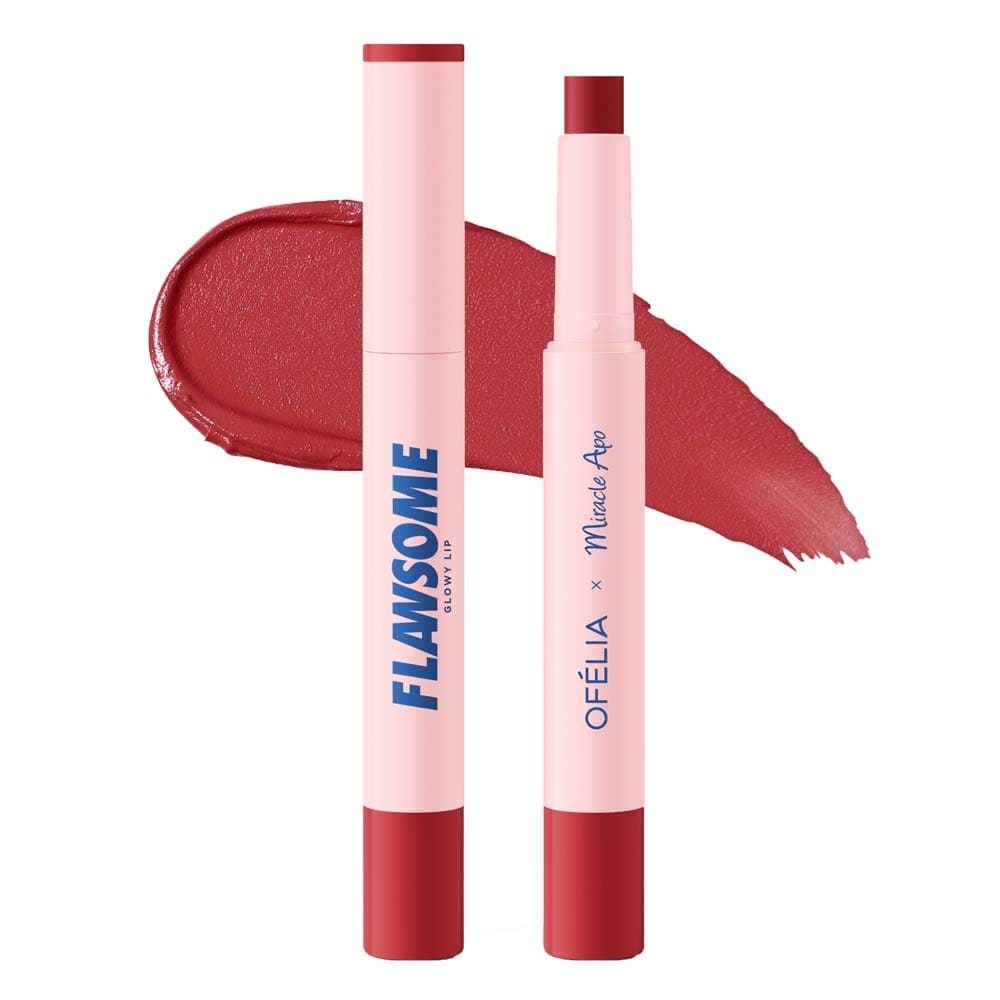 SON TINT LÌ DẠNG THỎI DƯỠNG ẨM CHO ĐÔI MÔI CĂNG MỌNG RẠNG RỠ OFELIA MIRACLE APO FLAWSOME GLOWY LIP 2G CHÍNH HÃNG - 9856