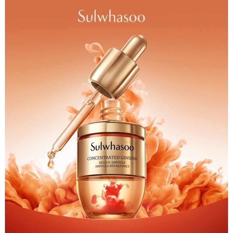 [ Vỉ 3.5g ] Tinh chất nhân sâm sulwhasoo phục hồi giải cứu làn da tức thì Concentrated Ginseng Rescue Ampoule