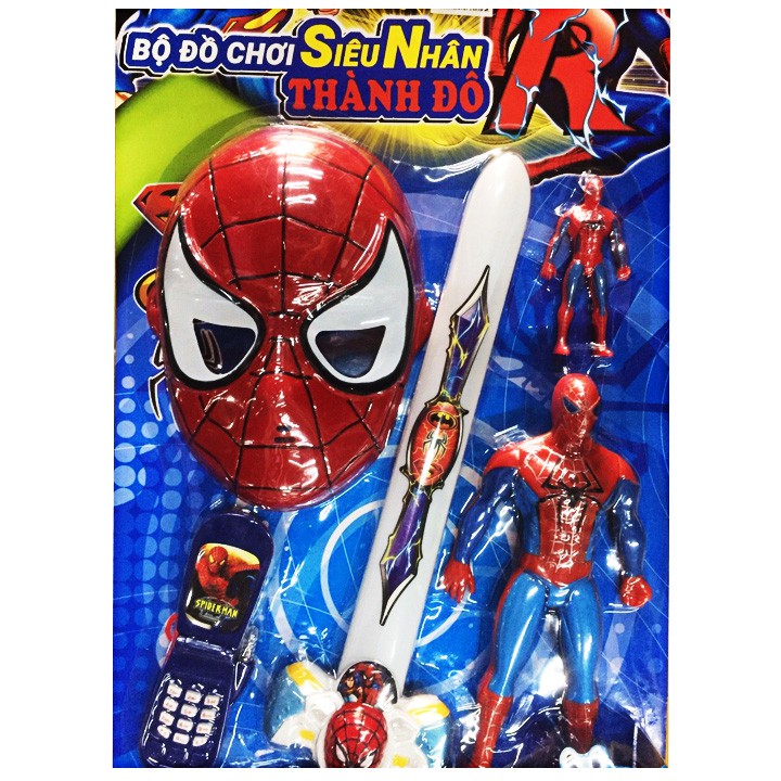 VỈ SIÊU NHÂN CÓ MẶT NẠ NGƯỜI NHỆN CHẠY PIN