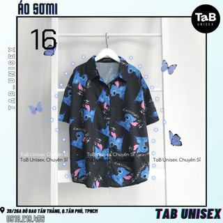 Áo Sơ mi họa tiết Form Rộng Dể Thương S16 - TAB UNISEX