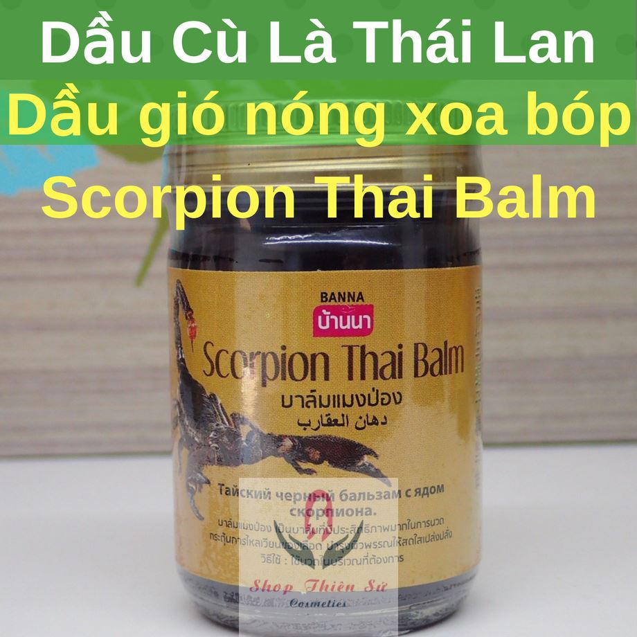 Dầu Nóng Xoa Bóp Nọc Bò Cạp Scorpion Thai Balm Thái Lan