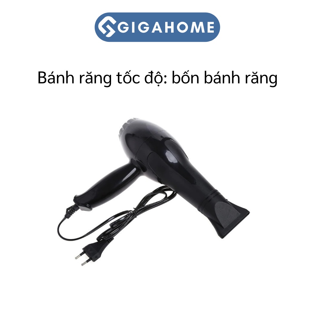 Máy Sấy Tóc Công Suất Lớn Tạo Kiểu GIGAHOME No-3803 2 Chiều Nóng Lạnh 1800W 3157