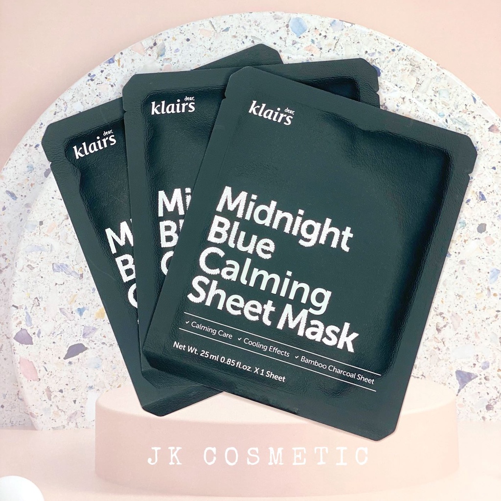 Mặt nạ làm dịu da Dear Klairs Midnight Blue Calming 25ml