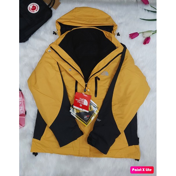 Áo khoác Gió 3 lớp The Northface Chống thấm nước 100%. lớp 3 lót nỉ tháo rời hàng VNXK hải quan đầy đủ