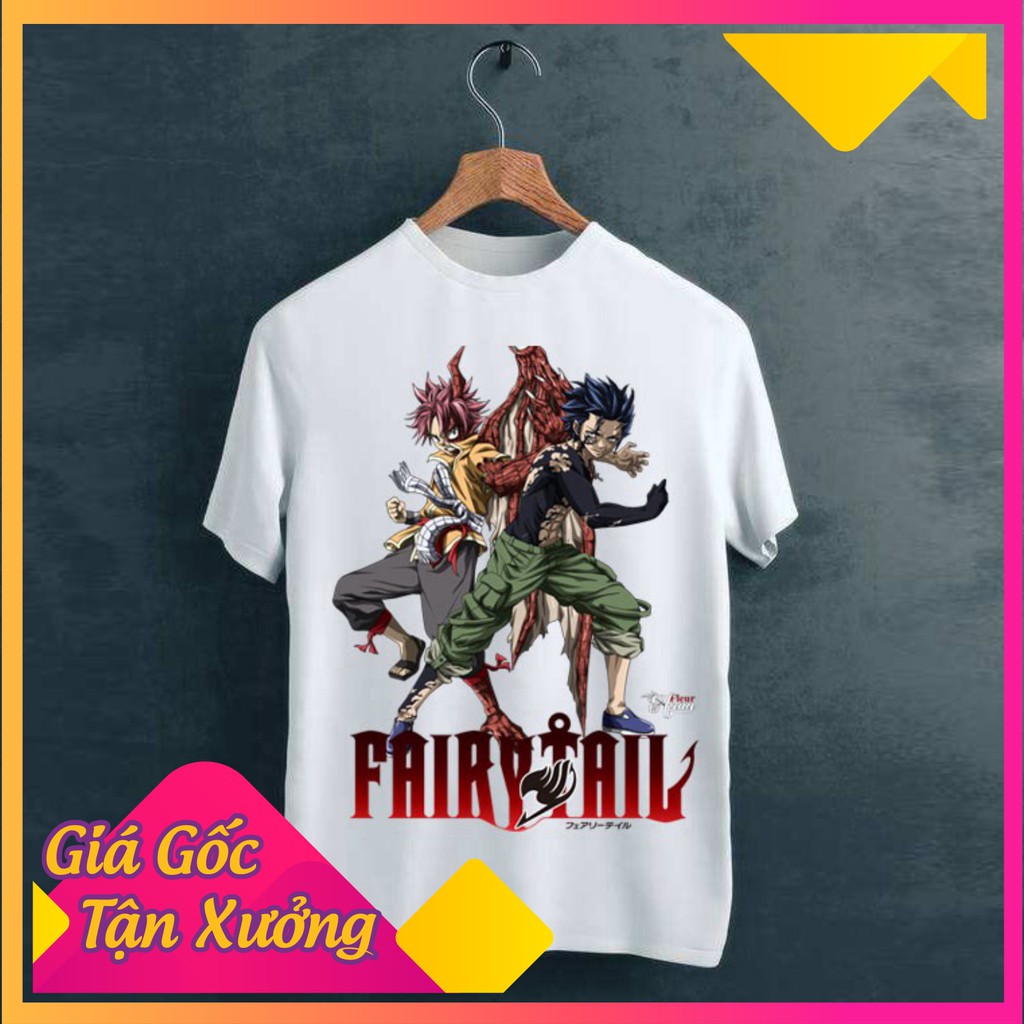 [AOTHUN] Áo thun Fairy Tail Nam Nữ (Trắng) [AOTHUN]