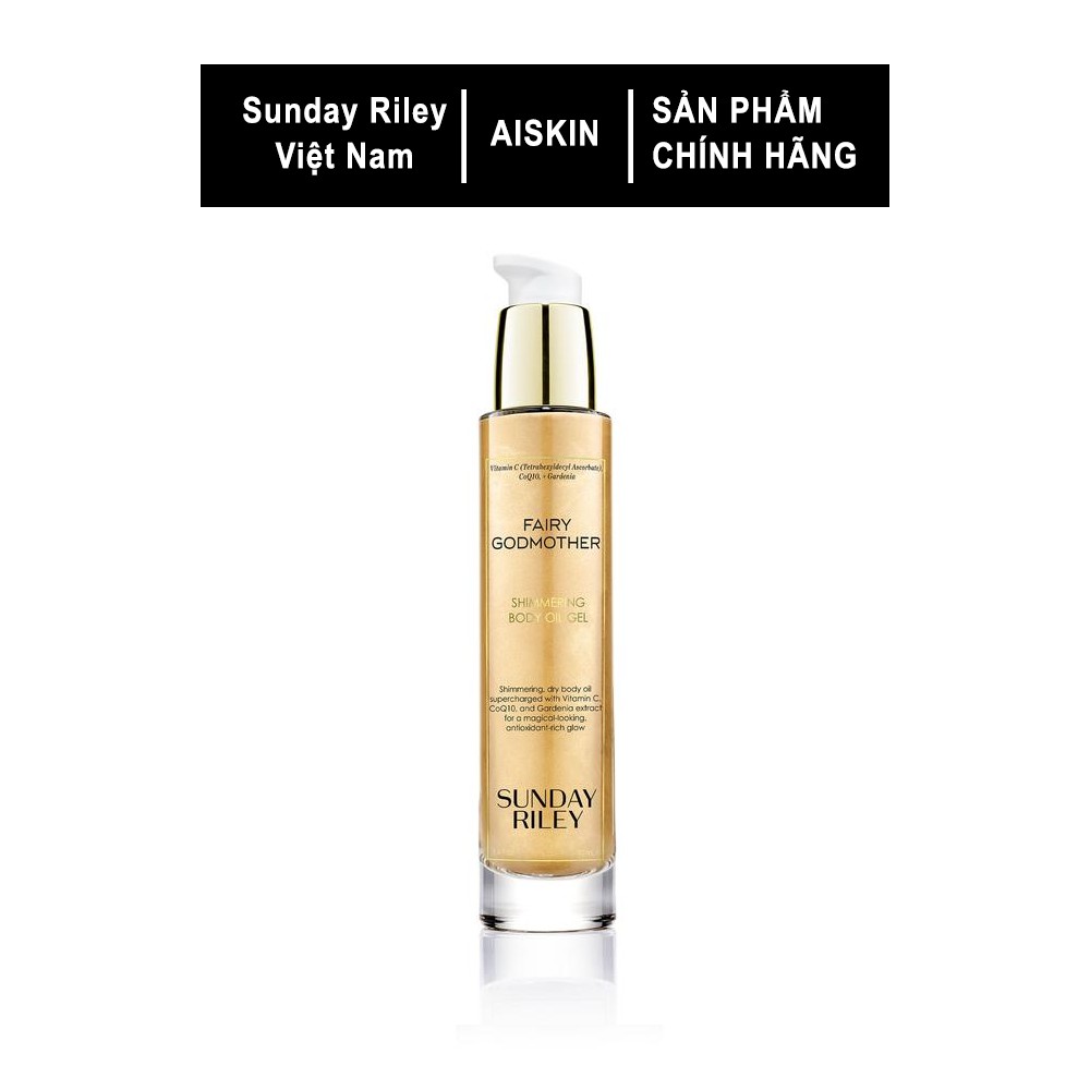 [Chính Hãng] Gel dưỡng thể thần tiên Sunday Riley Fairy Godmother Shimmering Body Oil Gel