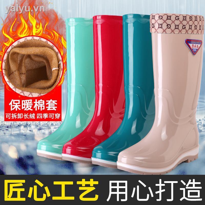 Thời Trang Giày Bốt Đi Mưa Cổ Cao Phong Cách Hàn Quốc Chống Thấm Nước Chống Trượt Cho Nữ | BigBuy360 - bigbuy360.vn