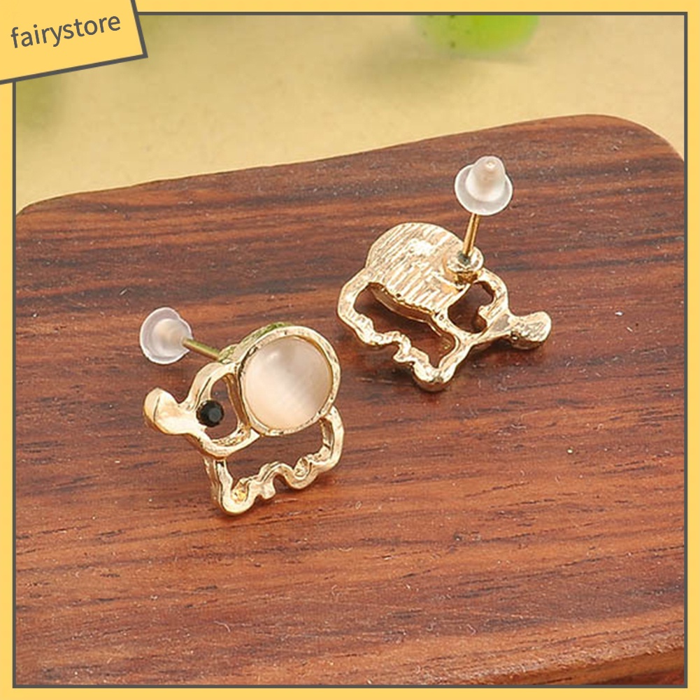 Hoa Tai Mặt Hình Chú Voi Đáng Yêu Cho Nữ