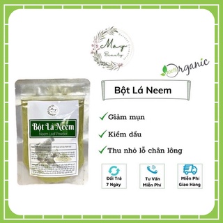 100g Bột Mặt Nạ Lá Neem Ấn Độ Dưỡng Da, Tẩy Tế Bào Chết, Mỹ Phẩm Handmade